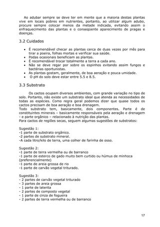 Cactáceas e Suclentas