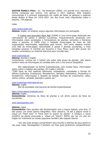 Cactáceas e Suclentas