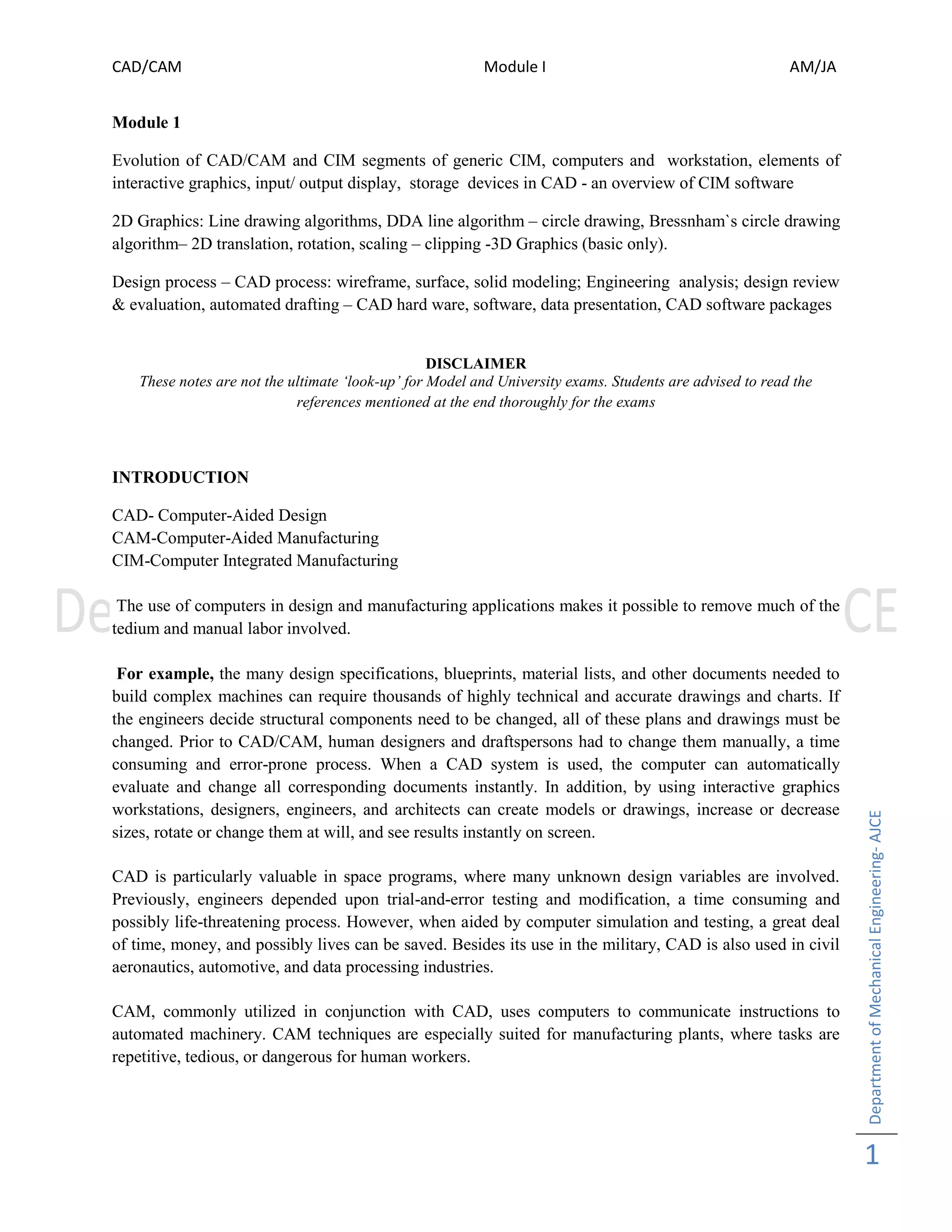 evolution of cad/cam | PDF