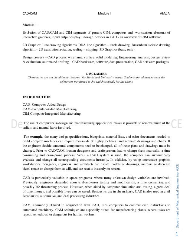 Cad cam research papers