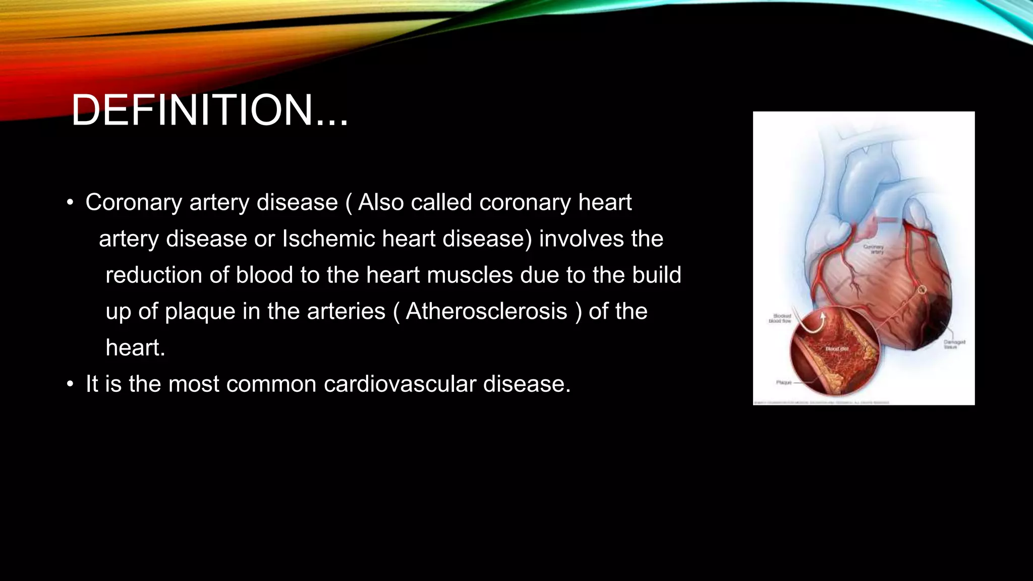 coronary artery disease | PPTX