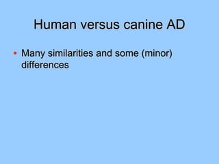Human & canine atopic dermatitis: Similarities and differences | PPT