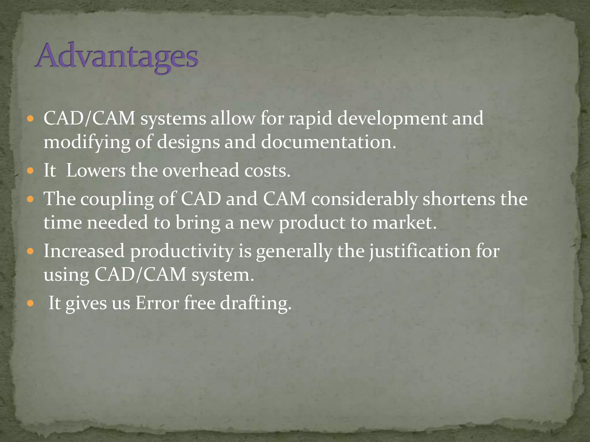 Cad cam | PPTX