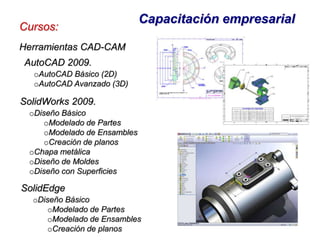     Modelado  de partes y ensambles en su plataforma CAD