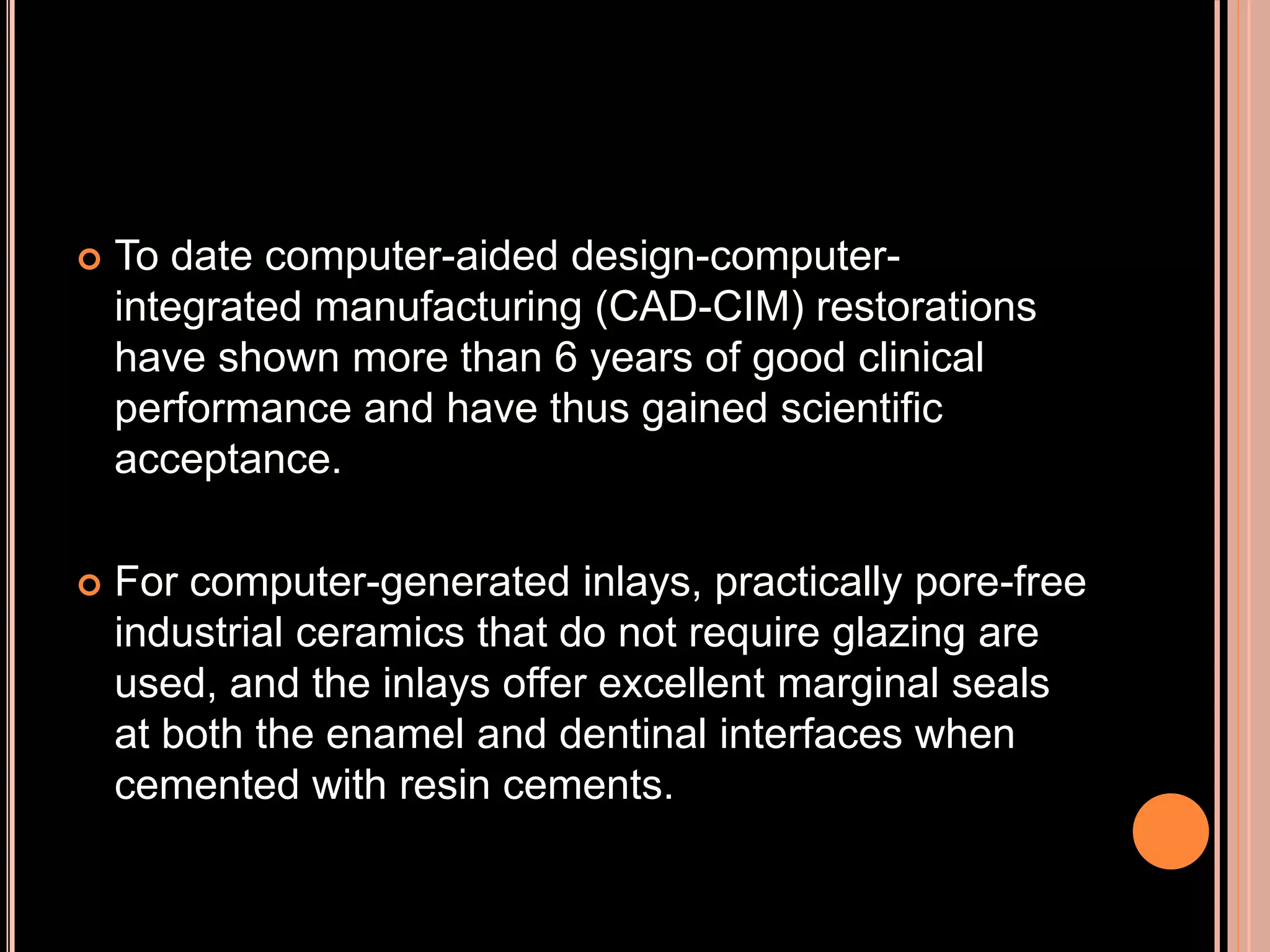 Cad cam and cad-cim in restorative dentistry | PPTX