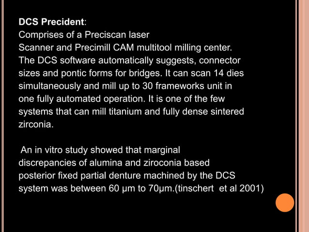 Cad cam and cad-cim in restorative dentistry | PPTX | Dental Health ...