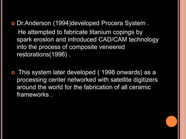 Cad cam and cad-cim in restorative dentistry | PPTX | Dental Health ...