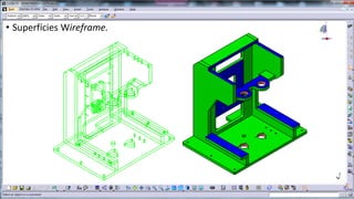 • Superfícies Wireframe.

 
