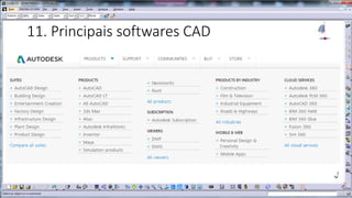 11. Principais softwares CAD

 