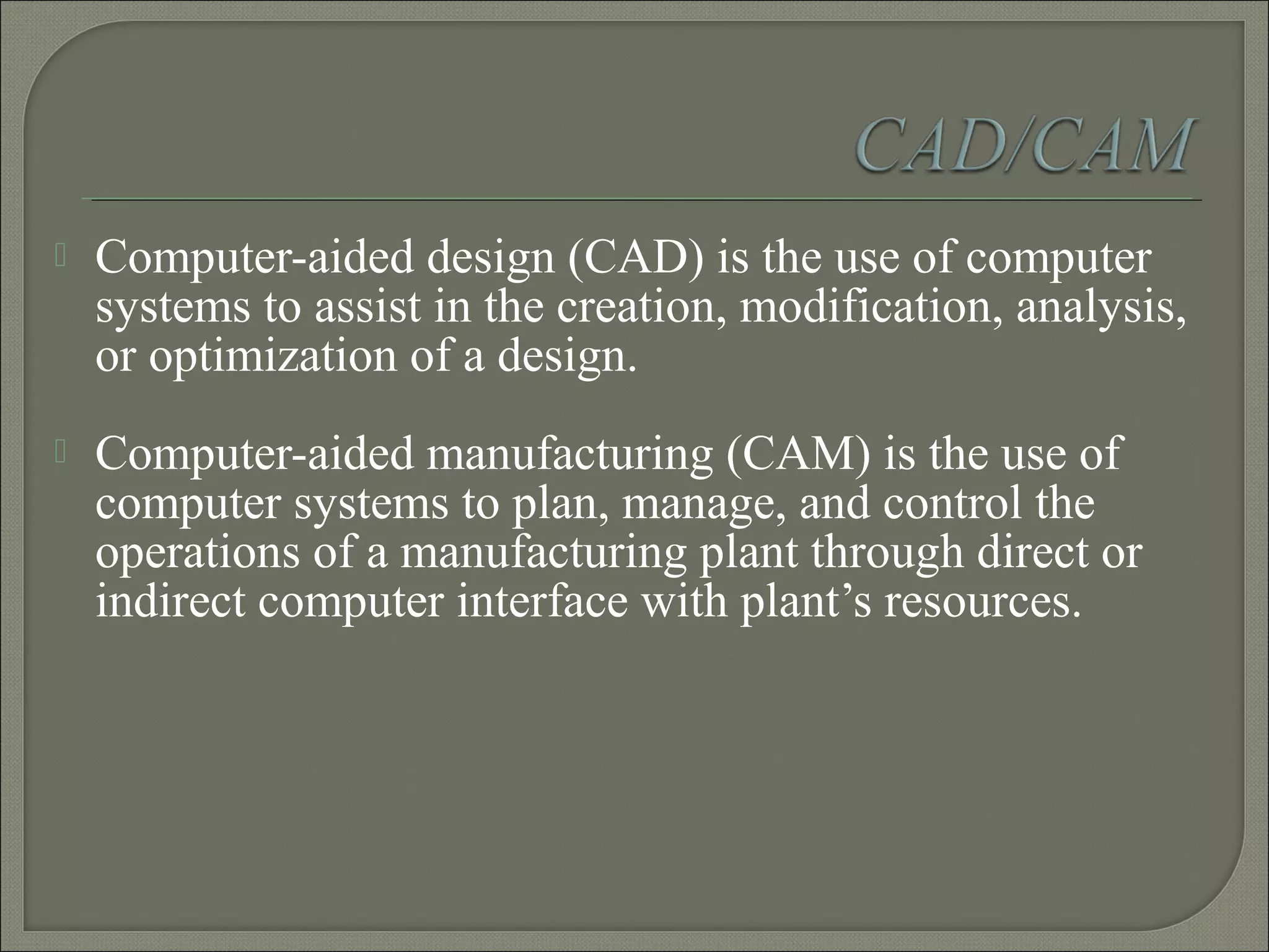 Cad Lecture 1 PPT cad-lecture-1-ppt