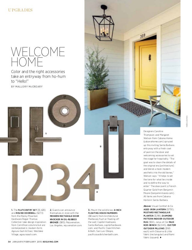 805 Living Upgrades Jan Feb 2015