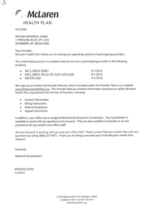 MMendoza McLaren Acceptance Letter 9-1-16