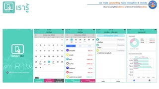 we make accounting more innovative & morale
พัฒนาระบบบัญชีด้วยนวัตกรรม นําสหกรณ์ก้าวหน้าด้วยคุณธรรม
เรารู้
 
