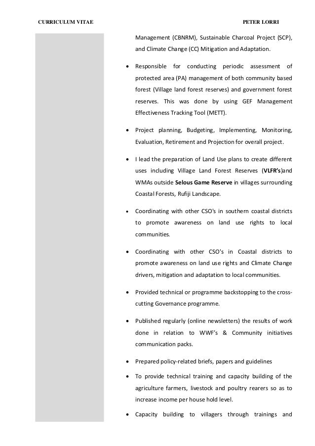 Community Based Natural Resource Management In Tanzania Community Based Natural Resource Management In Tanzania