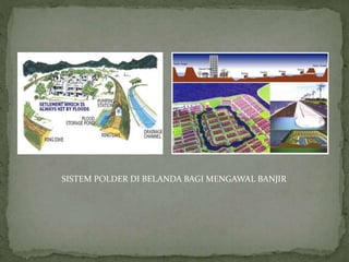 SISTEM POLDER DI BELANDA BAGI MENGAWAL BANJIR
 