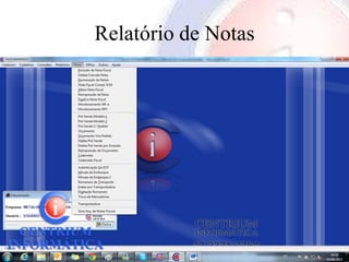 Relatório de Notas
 