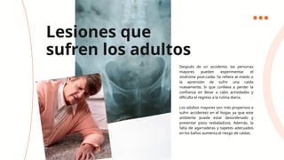 Caídas y fracturas en pacientes adultos mayores | PPTX