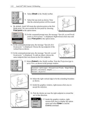 First Pick Autocad autocad 2002 tutorial 3d modeling | PDF