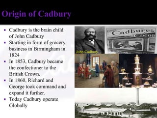 Origin of cadbury discount