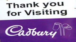 Market segmentation of the brand Cadbury