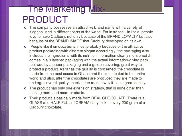 Cadbury company essay image