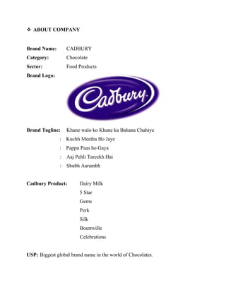 Cadbury brands sale