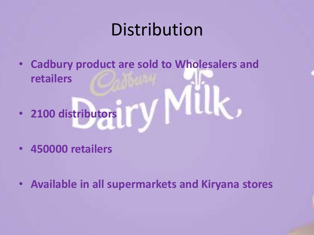 Cadbury Dairy Milk STP and 4P's