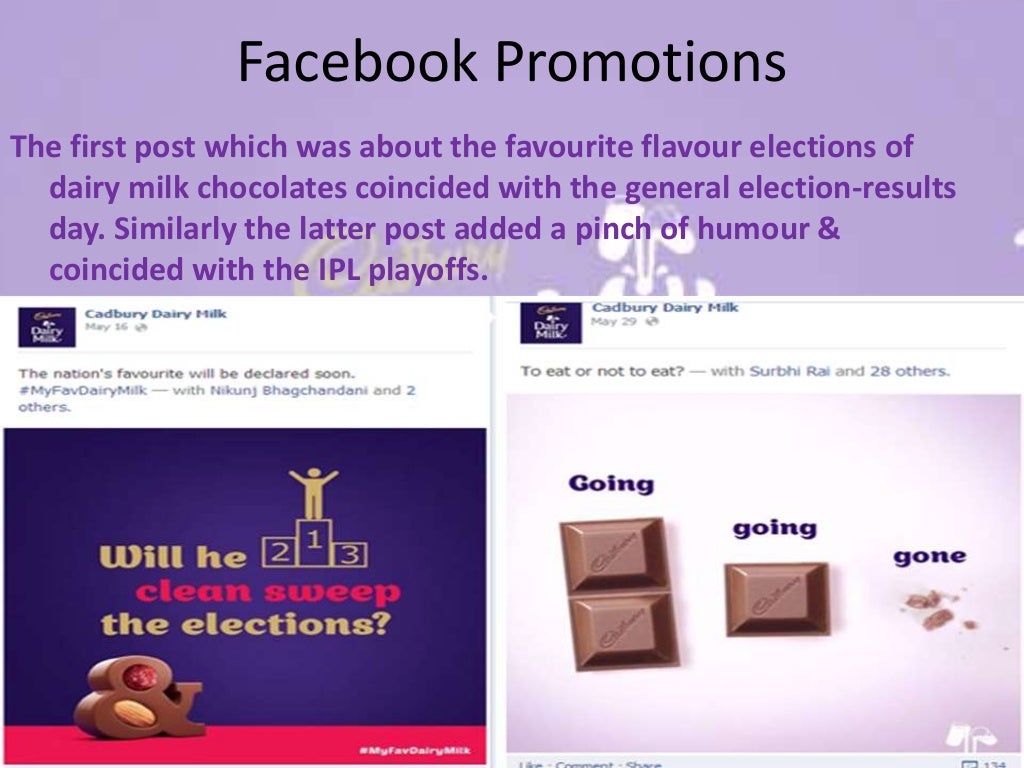 Cadbury Dairy Milk STP and 4P's