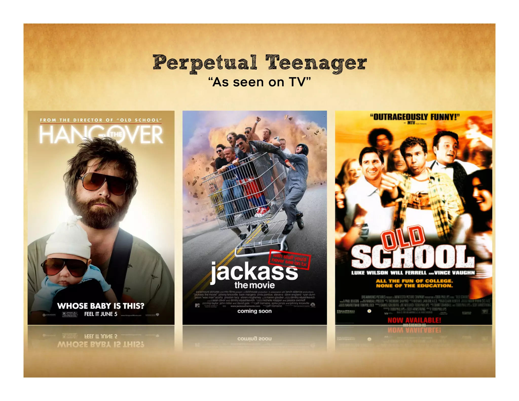 Perpetual Teenager
    “As seen on TV”
 