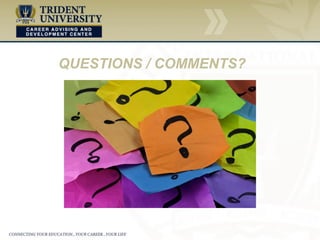 QUESTIONS / COMMENTS?
 