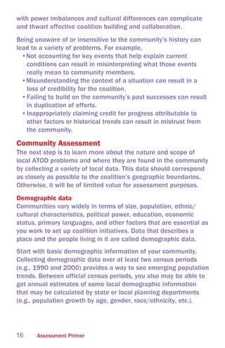 CADCA Assesment Primer | PDF