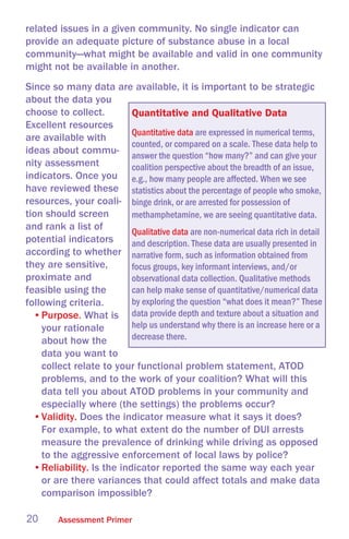 CADCA Assesment Primer | PDF