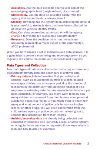CADCA Assesment Primer | PDF