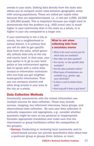 CADCA Assesment Primer | PDF