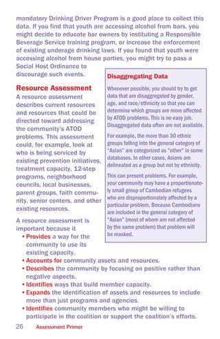 CADCA Assesment Primer | PDF