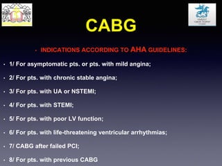 CAD & CABG | PPTX