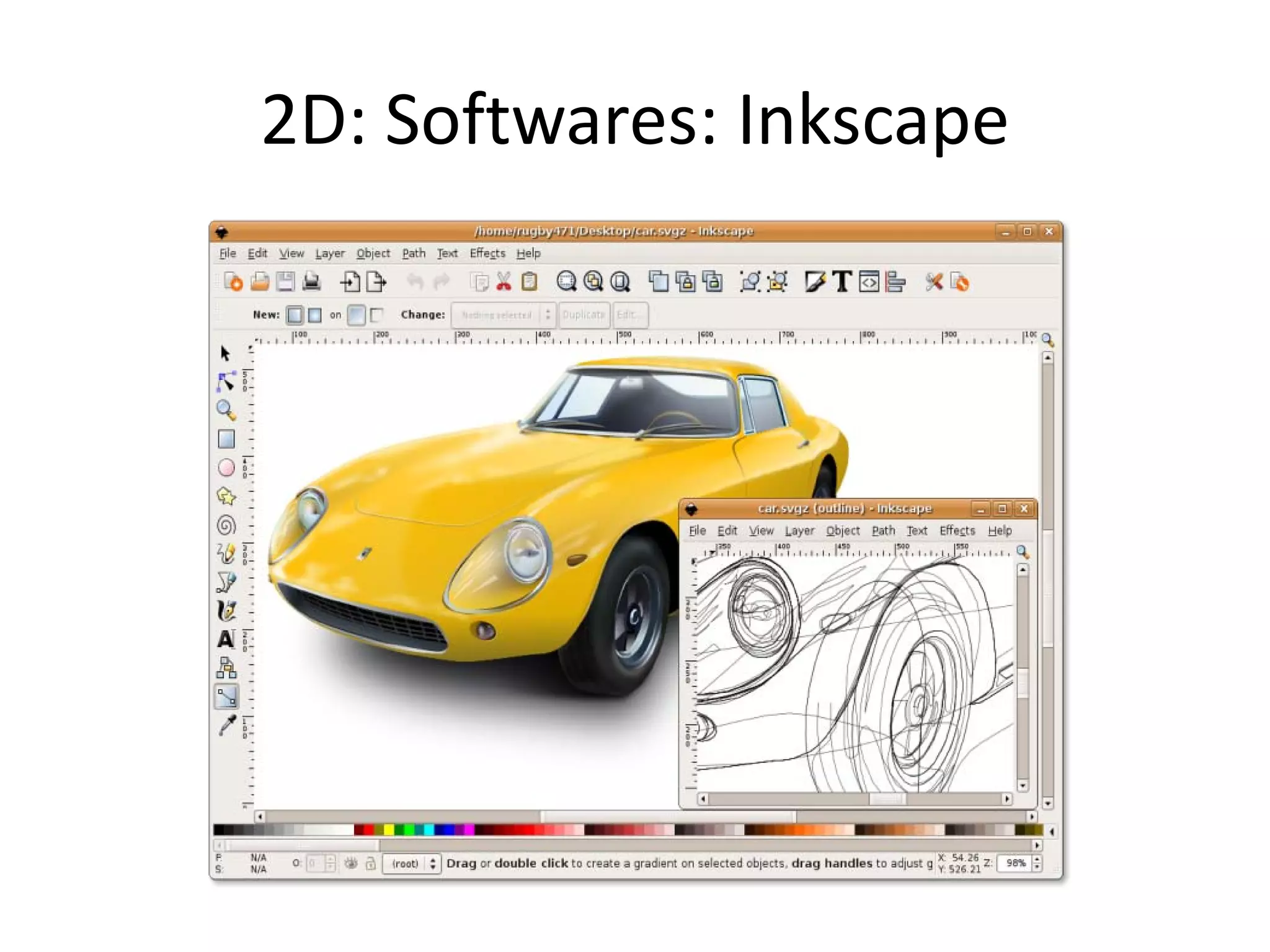 2D: Softwares: Inkscape
 