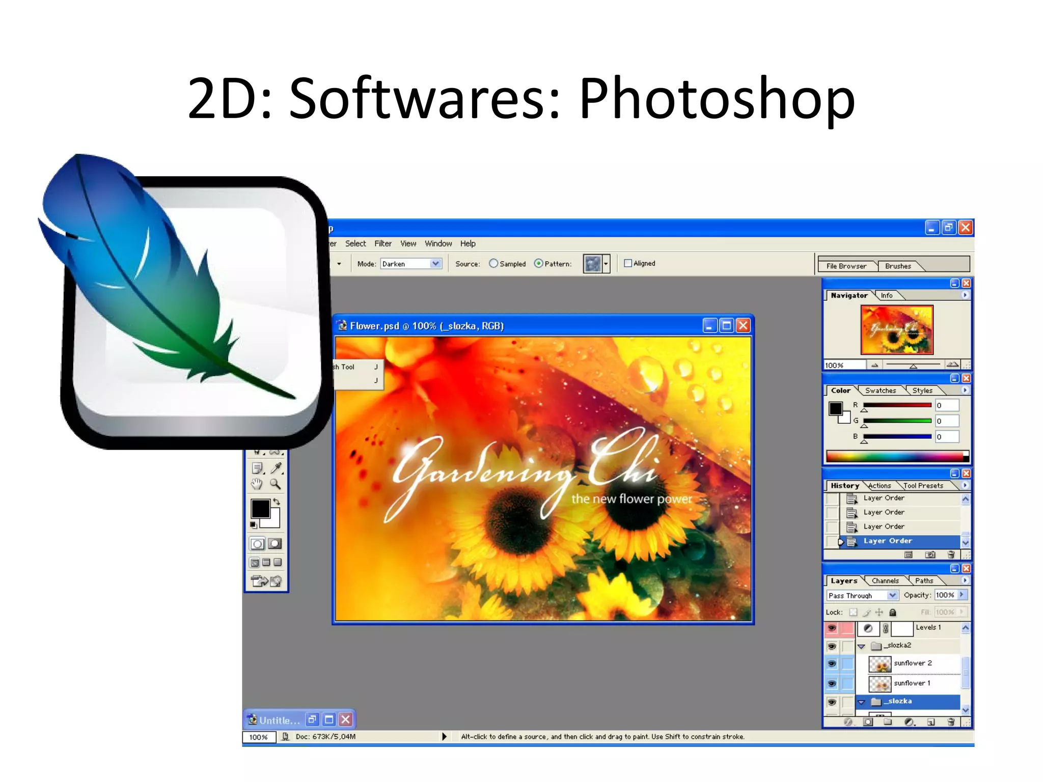 2D: Softwares: Photoshop
 