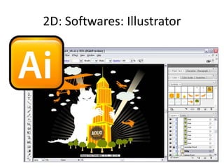 2D: Softwares: Illustrator
 