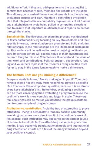 CADCA Evaluation Primer | PDF