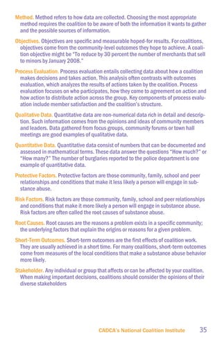 CADCA Evaluation Primer | PDF