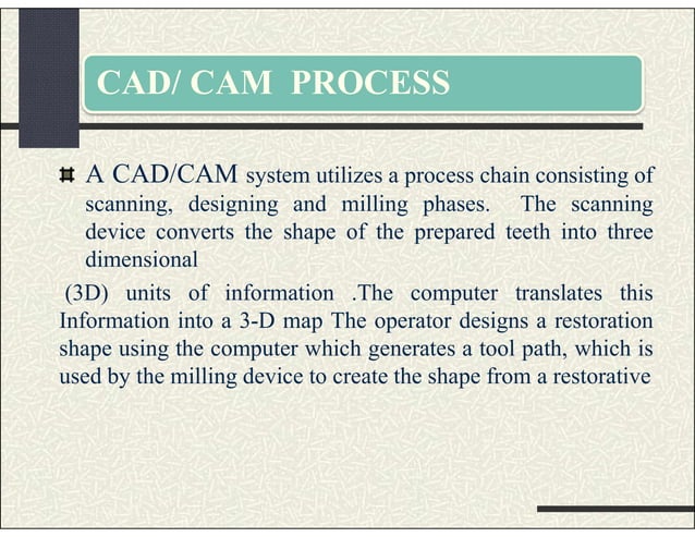 CAD/CAM & 3D printing | PDF