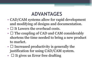 Cad cam | PPTX