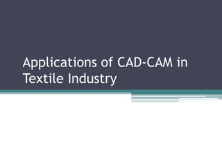 Cad cam | PPTX
