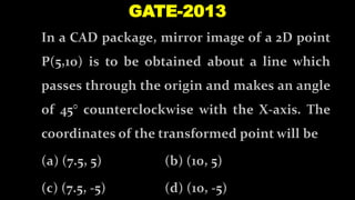 Comprehensive Guide to 2D and 3D Geometric Transformations and Matrix ...