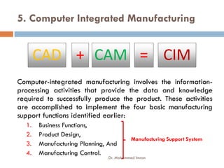 CAD CAM Module-1-Chapter-1 - Part-A | PDF