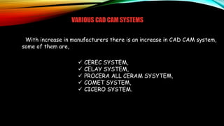 CAD CAM - AN INTRODUCTION | PPTX