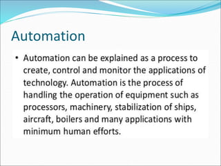 Automation
 