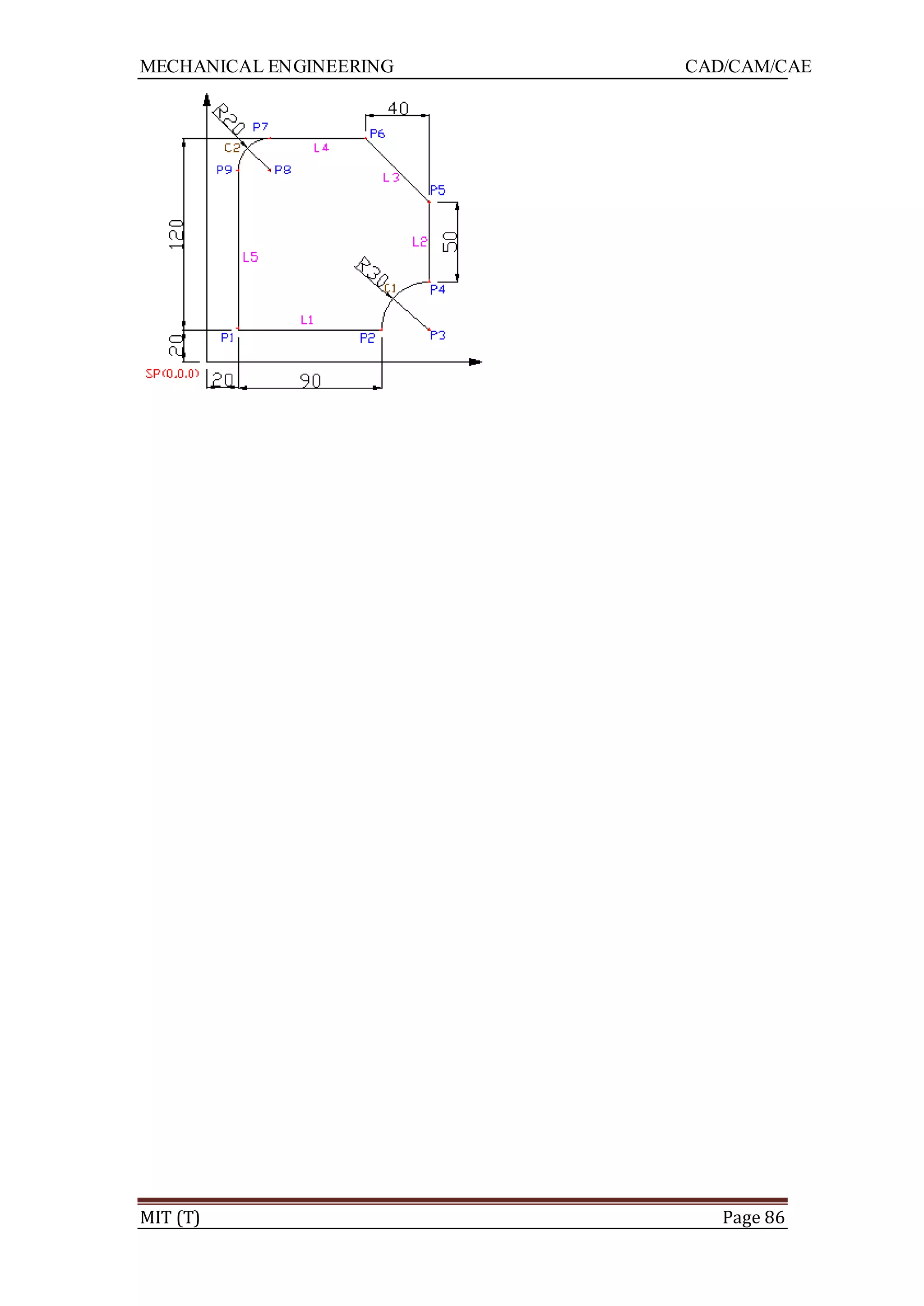 MECHANICAL ENGINEERING CAD/CAM/CAE
MIT (T) Page 86
 