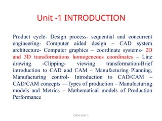 Cadcam cim COMPUTER AIDED DESIGN COMPUTER AIDED MANUFACTURING | PPTX
